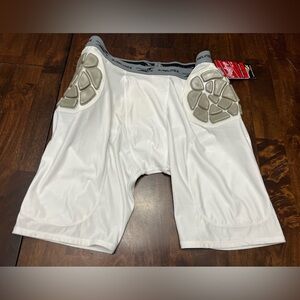 NWT Rawlings Zoombang White 3 Piece Padded Girdle Adult Size 2XL